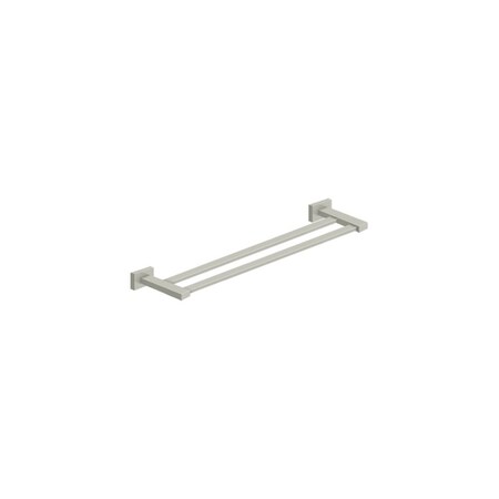 Deltana 24 Double Towel Bar 55D Series Satin Nickel Finish 55D2006-15